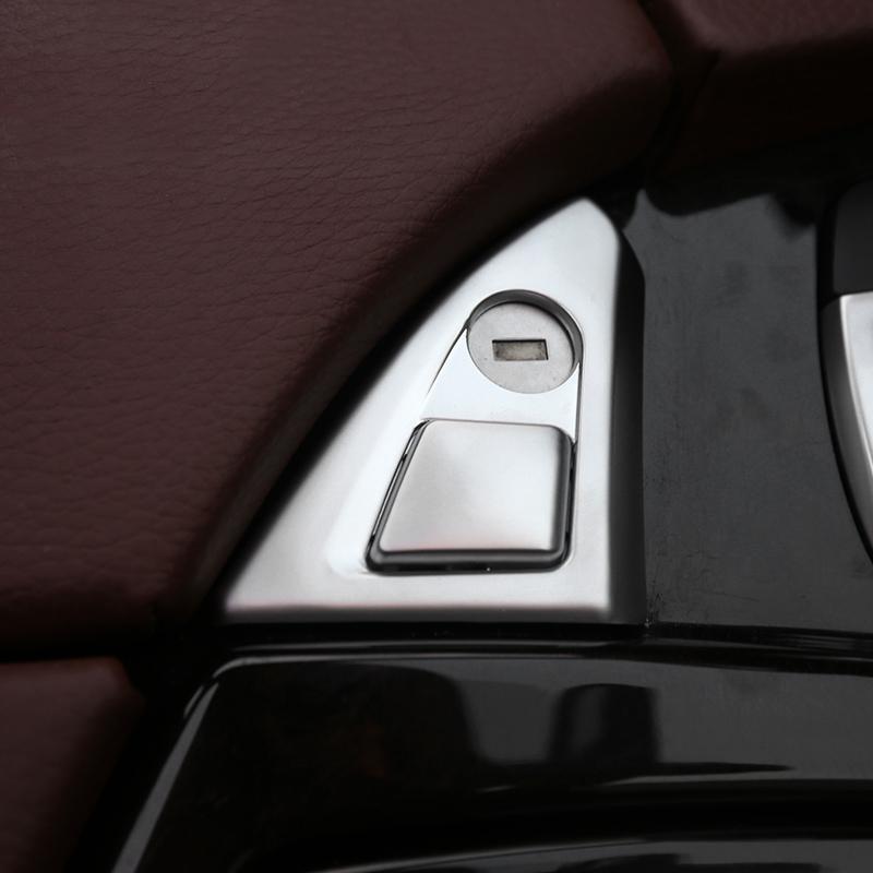 Inner Chrome Center Console Armrest buttons Covers Trim Stickers Glove box handle switch for BMW 5 series F10 F18 525
Inner Chrome Center Console Armrest buttons Covers Trim Stickers Glove box handle switch for BMW 5 series F10 F18 525