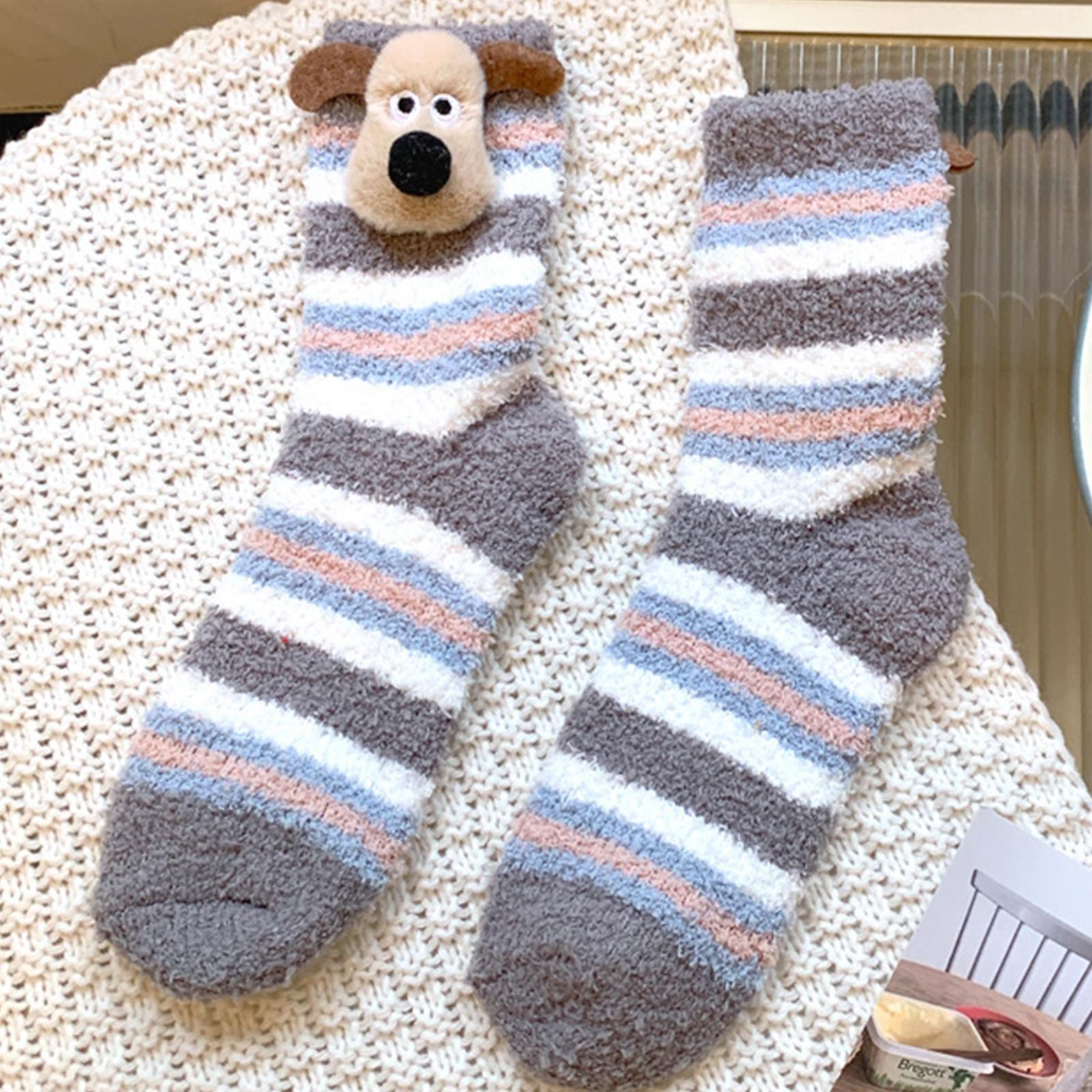 Women s Thick And Cute Winter Dog Socks With Plush, Cute And Warm Home Coral Fleece Cartoon Flooring, Three-dimensional One Size
Women s Thick And Cute Winter Dog Socks With Plush, Cute And Warm Home Coral Fleece Cartoon Flooring, Three-dimensional One Size