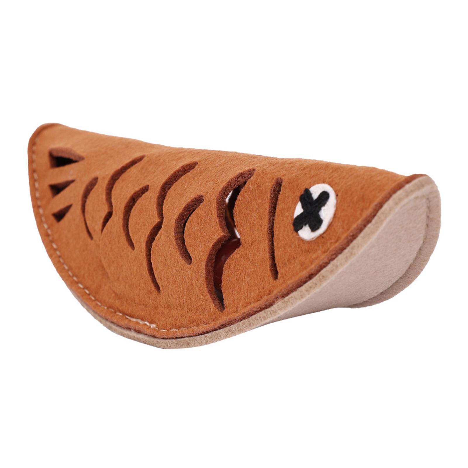 Brown Roast Fish Shaped Pet Snuffle Toy Soft Dog Cat Interactive Toy for Foraging Instinct Training
Brown Roast Fish Shaped Pet Snuffle Toy Soft Dog Cat Interactive Toy for Foraging Instinct Training