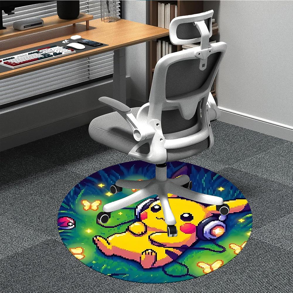 1pc Pikachu Chair Carpet for Office, Indoor Non-Slip Polyester Fiber Carpet, Machine Washable, Durable Construction yy251205154 80cm by 80cm
1pc Pikachu Chair Carpet for Office, Indoor Non-Slip Polyester Fiber Carpet, Machine Washable, Durable Construction yy251205154 80cm by 80cm