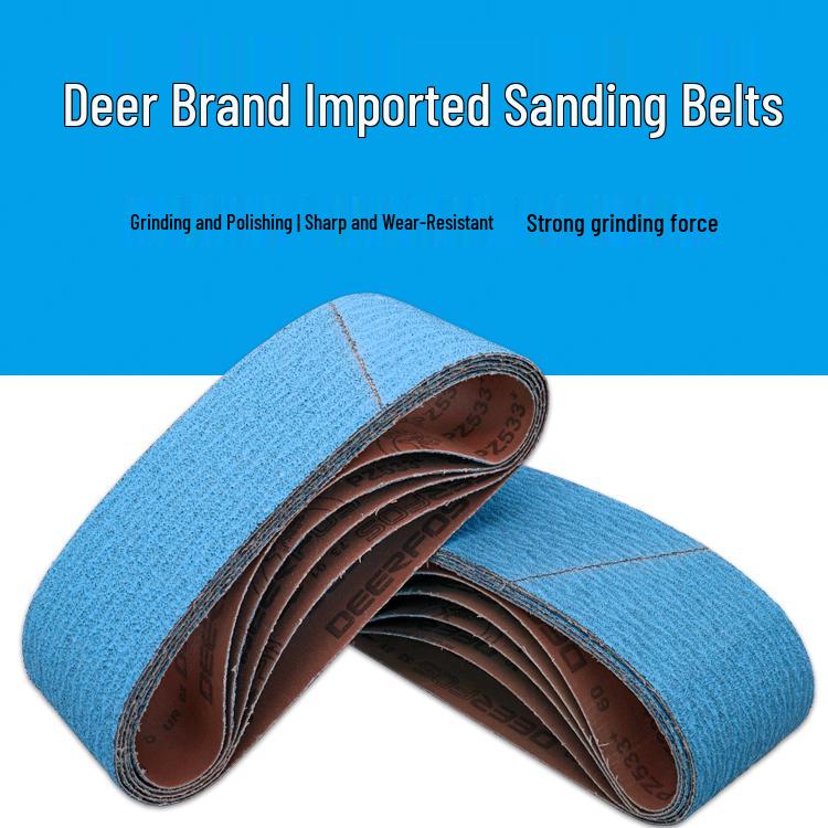 Deer Brand Zirconia Sanding Belt PZ533 for Metal Polishing, 610mm Beveling Machine Abrasive Loop, Blue
Deer Brand Zirconia Sanding Belt PZ533 for Metal Polishing, 610mm Beveling Machine Abrasive Loop, Blue