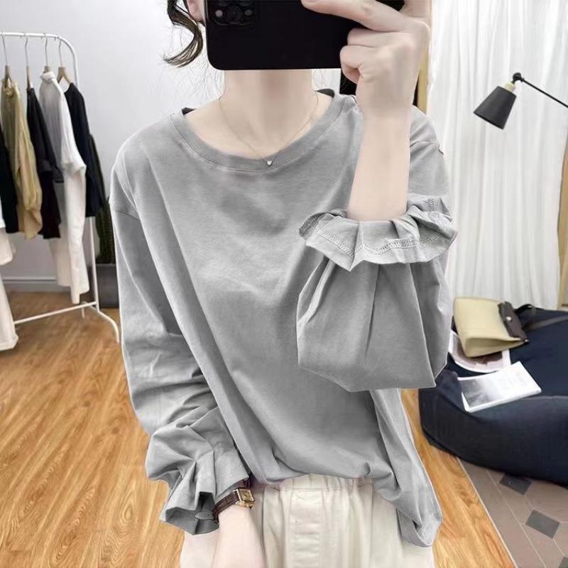 Women s Loose Gray Long-Sleeve Blouse Ruffled Cuff Lantern Sleeve Casual Top L сірий колір
Women s Loose Gray Long-Sleeve Blouse Ruffled Cuff Lantern Sleeve Casual Top L сірий колір
