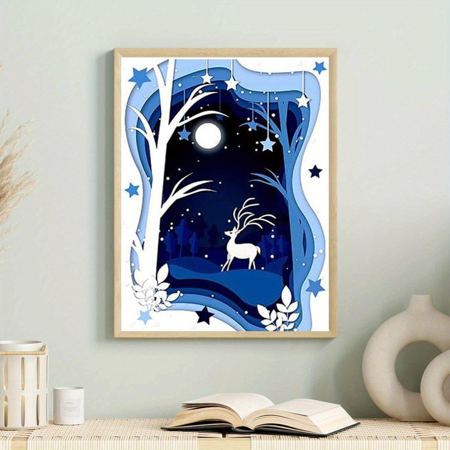 DIY Diamond Painting Elk Silhouette Cross Stitch Kit Mosaic Art Diamond Painting Full Circle/Square Diamond Home Decoration
DIY Diamond Painting Elk Silhouette Cross Stitch Kit Mosaic Art Diamond Painting Full Circle/Square Diamond Home Decoration