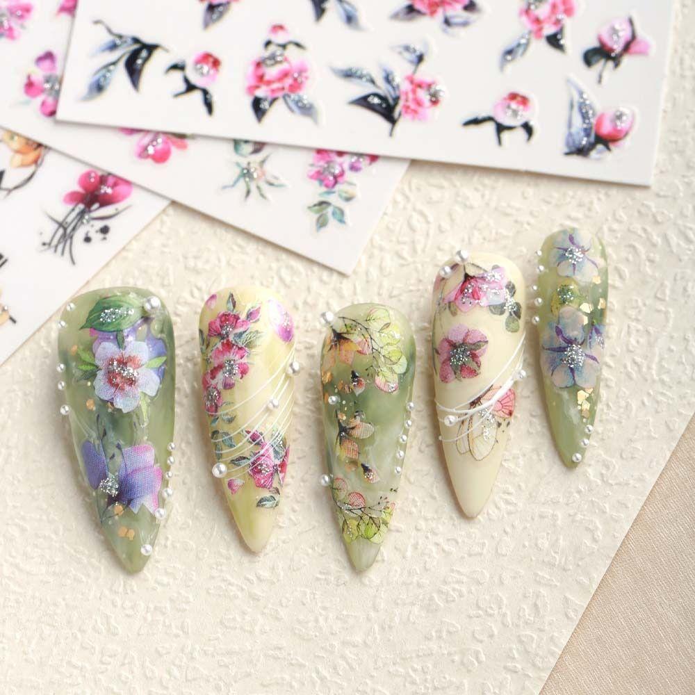 Adhesive Spring Butterfly Nail Stickers Flowers Nail Stickers Leaf Nail Decals Nail Art Decorations JO-2244
Adhesive Spring Butterfly Nail Stickers Flowers Nail Stickers Leaf Nail Decals Nail Art Decorations JO-2244