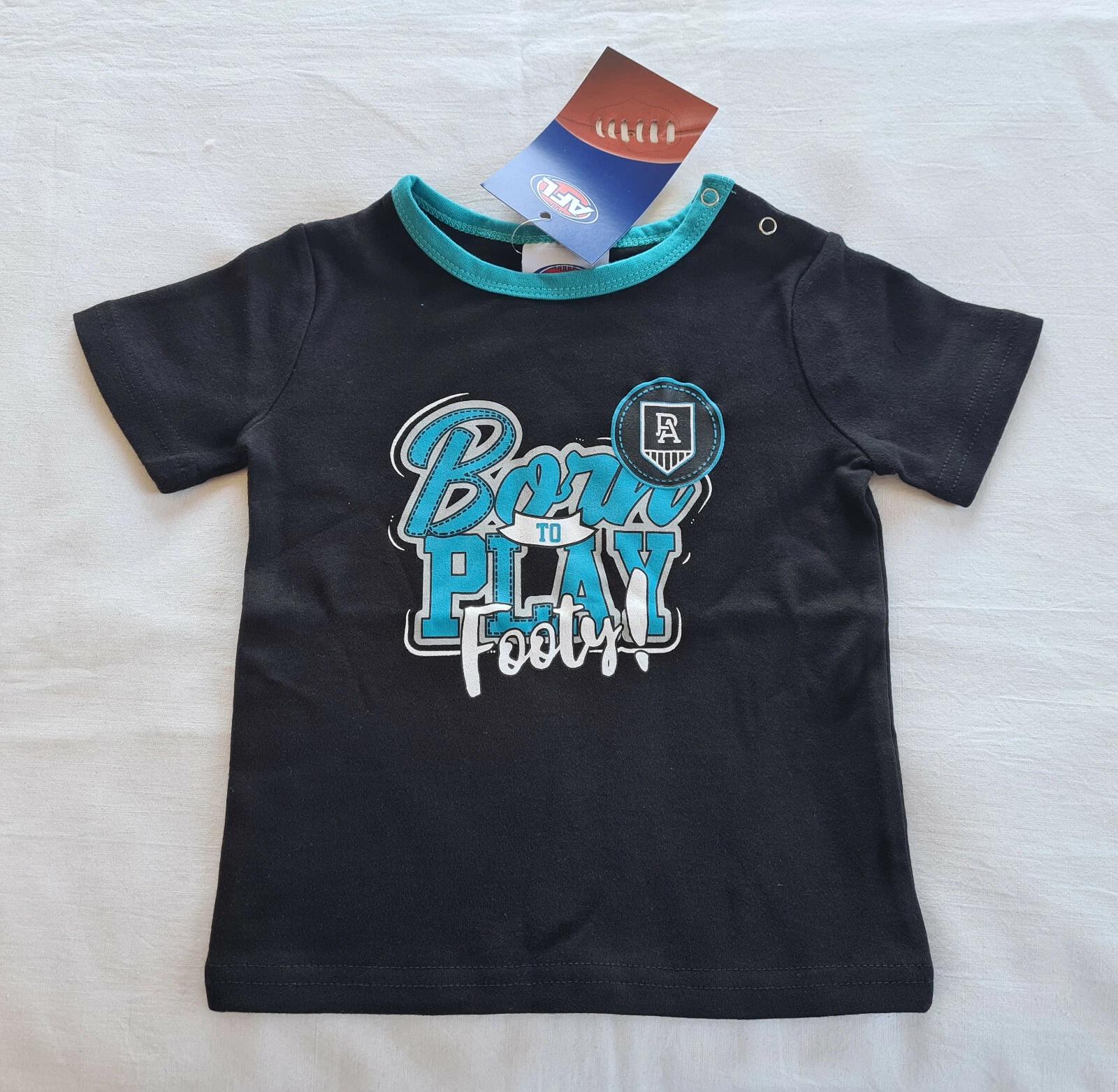 Port Adelaide Power AFL AF9165 S20 Babies Infant Short Sleeve T Shirt Size 0000 M
Port Adelaide Power AFL AF9165 S20 Babies Infant Short Sleeve T Shirt Size 0000 M