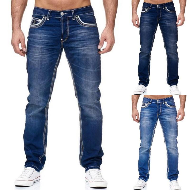 Мужчины Осень Мода Повседневная Тощая Slim Fit Прямая Стрейч Демин Длинные Джинсовые Брюки Джинсы
Мужчины Осень Мода Повседневная Тощая Slim Fit Прямая Стрейч Демин Длинные Джинсовые Брюки Джинсы