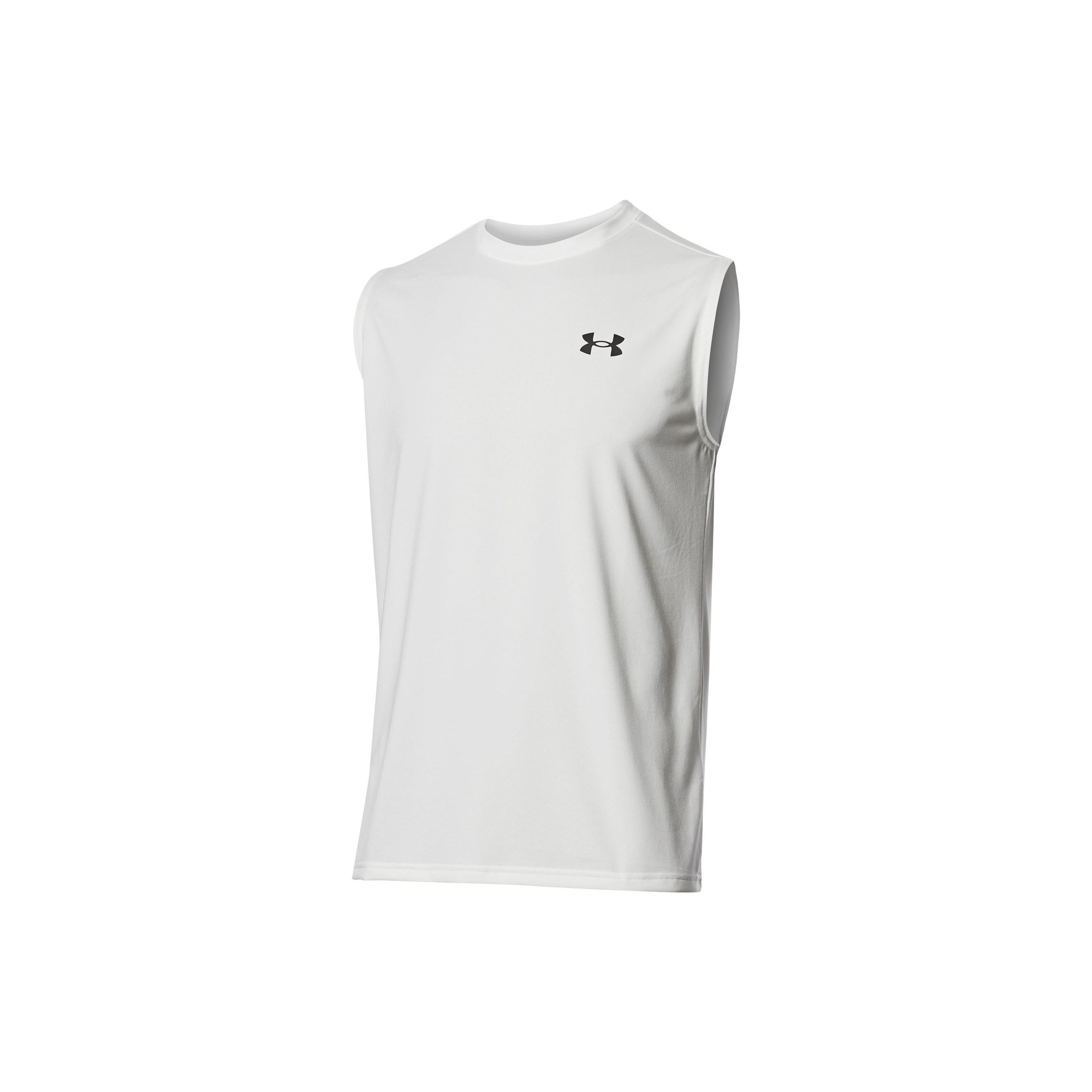 Under Armour Футболка без рукавов с сплошным логотипом и круглым вырезом, быстросохнущая, мужская, белая 1367452-100
Under Armour Футболка без рукавов с сплошным логотипом и круглым вырезом, быстросохнущая, мужская, белая 1367452-100
