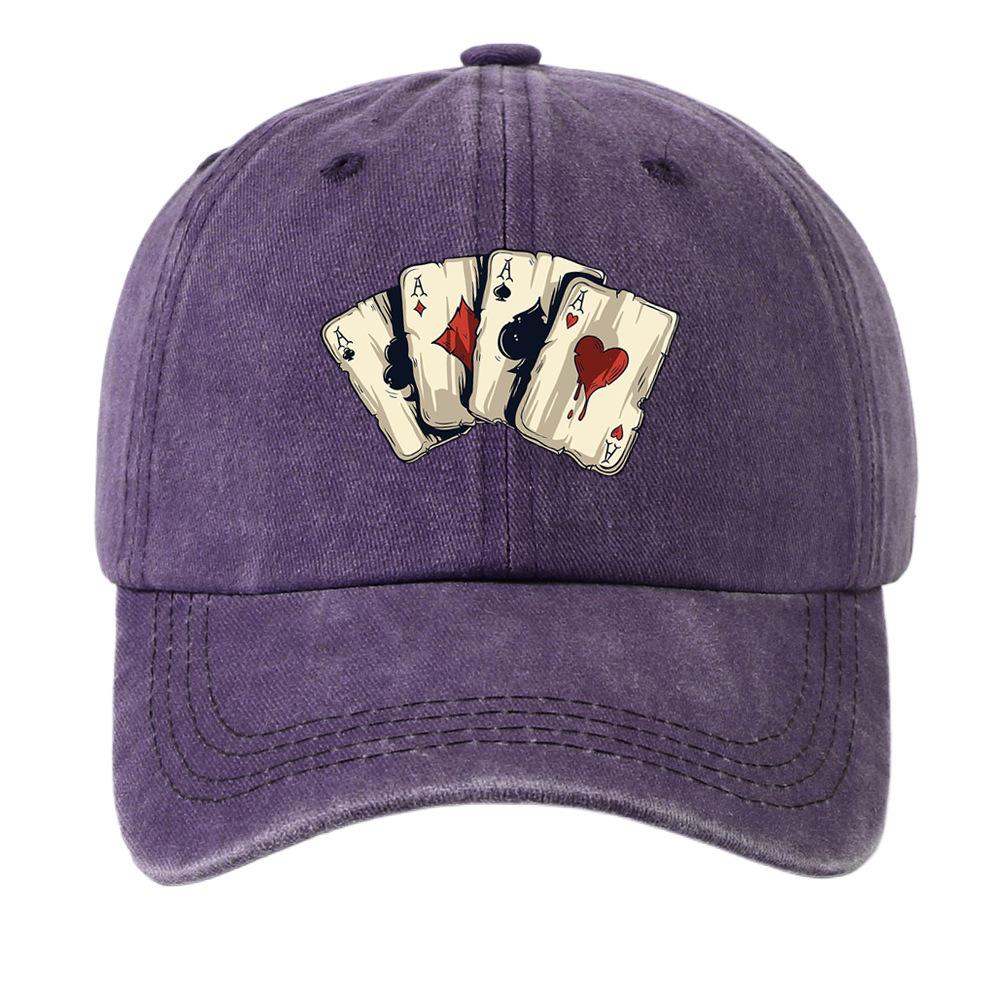 A Unisex Baseball Cap with AAAA Playing Card Print, Soft Top, Vintage Style for Men and Women, Adjustable Fit, Suitable for Outd Adjustable
A Unisex Baseball Cap with AAAA Playing Card Print, Soft Top, Vintage Style for Men and Women, Adjustable Fit, Suitable for Outd Adjustable