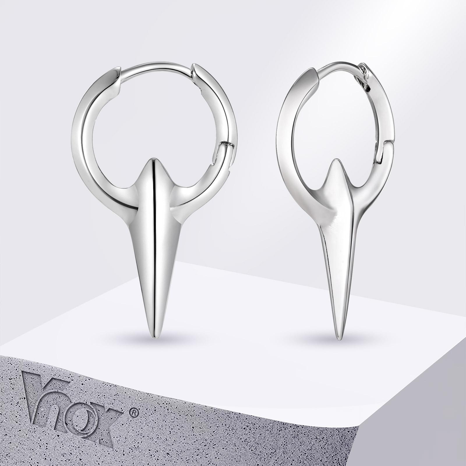 Vnox Personality Cool Mens Hoop Earrings, Color Metal Hoops, Punk Hiphop Piercing Ear Jewelry
Vnox Personality Cool Mens Hoop Earrings, Color Metal Hoops, Punk Hiphop Piercing Ear Jewelry