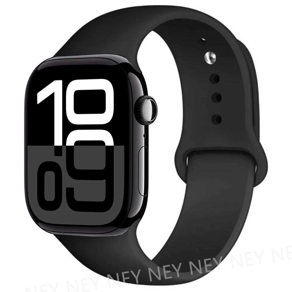 Силиконовый ремешок для ремешков Apple Watch Ultra 2 49 мм 45 мм 44-40 мм 41 мм спортивный браслет Apple Watch серии 10 42 мм-46 мм 8 7 6 5 SE 9 38mm-40mm-41mm S-M
Силиконовый ремешок для ремешков Apple Watch Ultra 2 49 мм 45 мм 44-40 мм 41 мм спортивный браслет Apple Watch серии 10 42 мм-46 мм 8 7 6 5 SE 9 38mm-40mm-41mm S-M