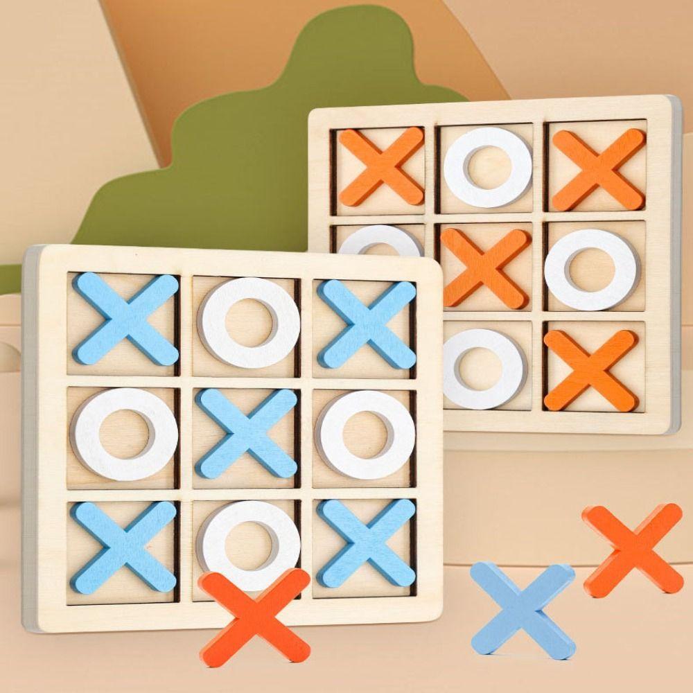 Brain Game Parent-Child Toys Tic Tac Toe Game Puzzle Table Game XO Chess Game Montessori Wooden Toy оранжевый
Brain Game Parent-Child Toys Tic Tac Toe Game Puzzle Table Game XO Chess Game Montessori Wooden Toy оранжевый
