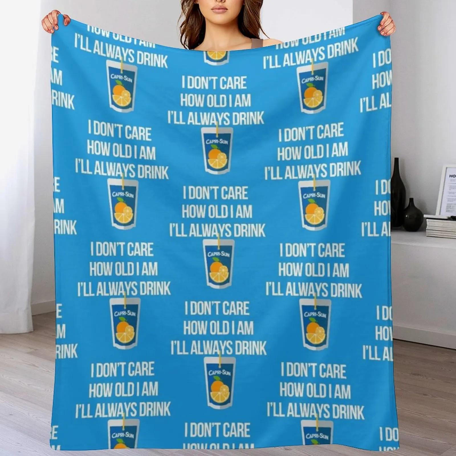 New I dont care how old I am I will always drink capri sun Throw Blanket Soft Comfort Blanket for Reading Watching TV 102x76cm(40x30in)
New I dont care how old I am I will always drink capri sun Throw Blanket Soft Comfort Blanket for Reading Watching TV 102x76cm(40x30in)