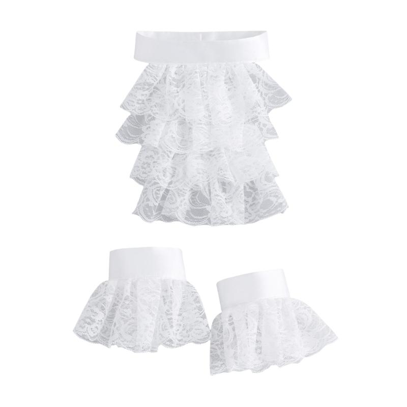 Кружевные манжеты-рюши эпохи Возрождения для рубашки, блузки, декоративные расклешенные ложные манжеты
Кружевные манжеты-рюши эпохи Возрождения для рубашки, блузки, декоративные расклешенные ложные манжеты