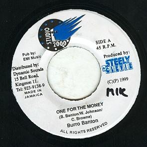 7inch Record BURRO BANTON - One For The Money none Studio 2000 1999 Jamaica Reggae, Ska & Dub Used
7inch Record BURRO BANTON - One For The Money none Studio 2000 1999 Jamaica Reggae, Ska & Dub Used