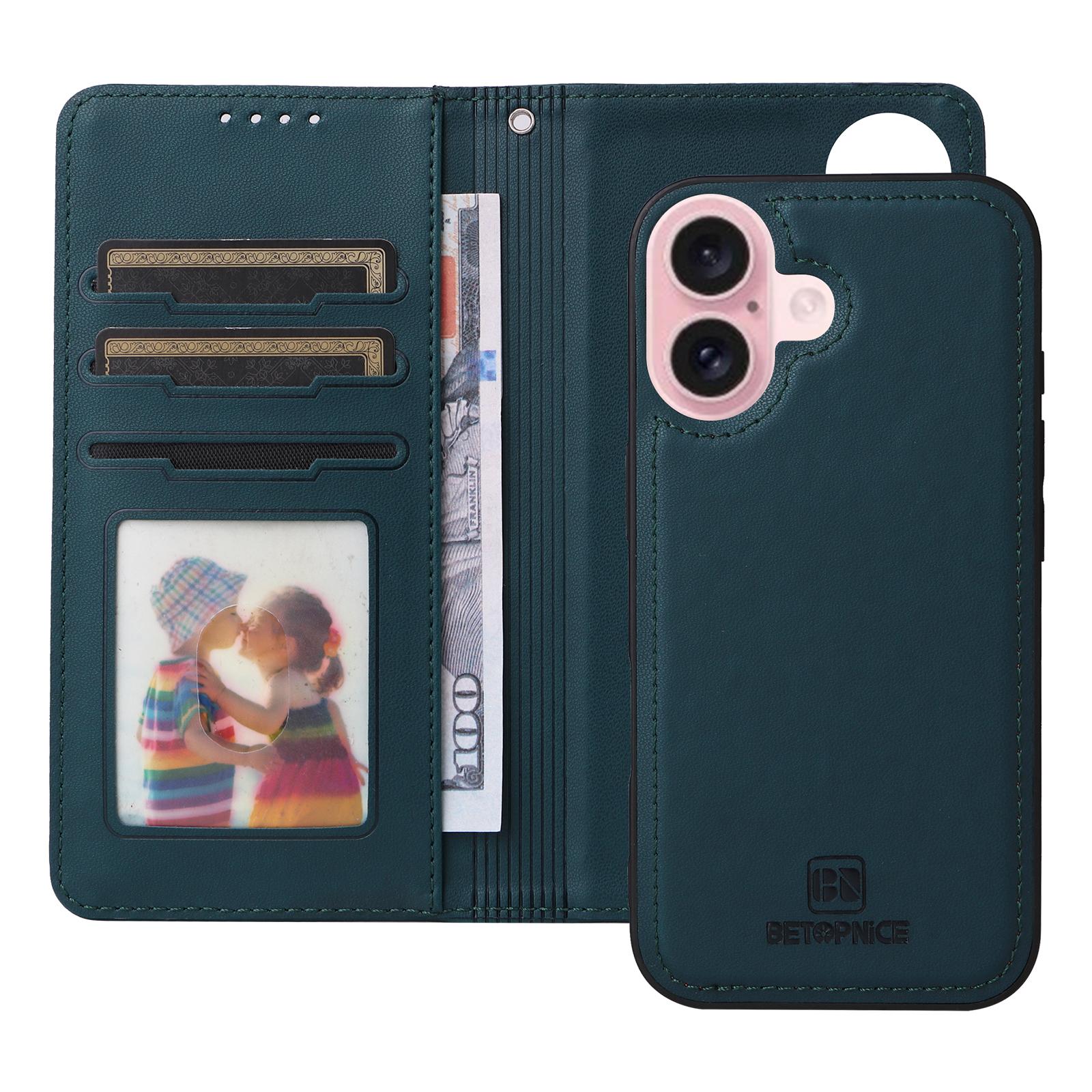 BETOPNICE 005 For iPhone 16 Wallet Case Magnetic Detachable Leather Phone Cover
BETOPNICE 005 For iPhone 16 Wallet Case Magnetic Detachable Leather Phone Cover
