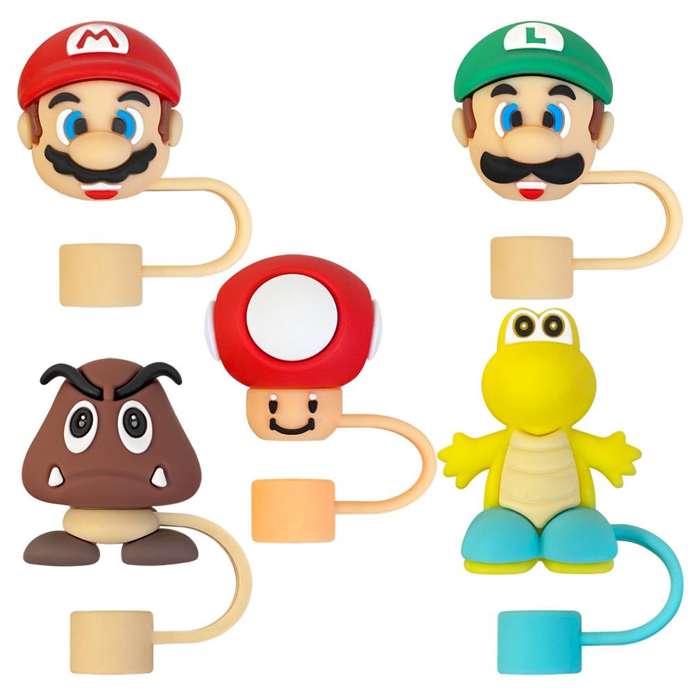 5-Piece Mario Cup Set: Cute Straw Caps & Dust Plugs for Stanley Cup Decor
5-Piece Mario Cup Set: Cute Straw Caps & Dust Plugs for Stanley Cup Decor