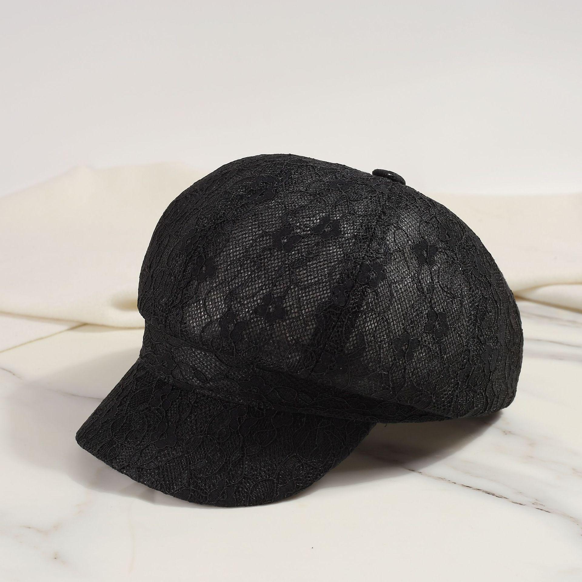 Casual Light and Breathable Lace Octagonal Hat Women s Summer British Style Hollow Fashion Bere Painter Hat one size чорний
Casual Light and Breathable Lace Octagonal Hat Women s Summer British Style Hollow Fashion Bere Painter Hat one size чорний