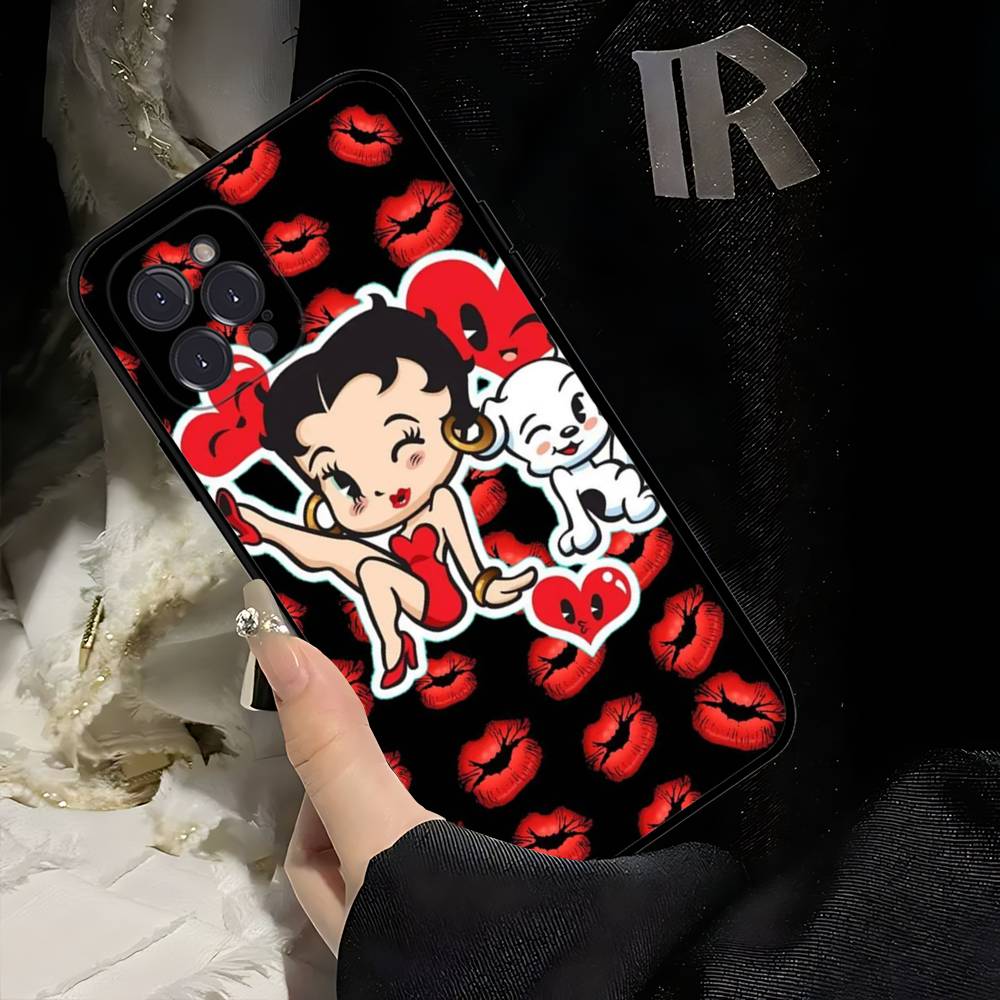 Sexy Girl B-Betty Boop Phone Case For IPhone 17 Air 16 15 14 Plus 13 12 Mini 11 Pro Max Black Cover iPhone 16 plus
Sexy Girl B-Betty Boop Phone Case For IPhone 17 Air 16 15 14 Plus 13 12 Mini 11 Pro Max Black Cover iPhone 16 plus