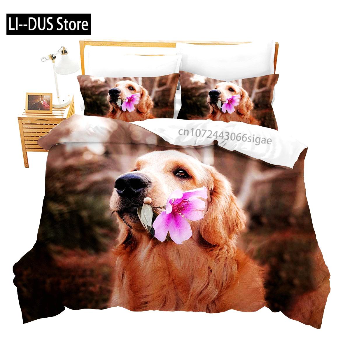 Comforter Cute Golden Retriever Bedding Set For Kids Teens Green Grass Decor Comforter No Comforter Soft 2 Comforter (quilt)-EU Single(135*200cm)3pcs
Comforter Cute Golden Retriever Bedding Set For Kids Teens Green Grass Decor Comforter No Comforter Soft 2 Comforter (quilt)-EU Single(135*200cm)3pcs