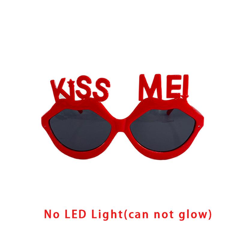 Kiss Me Luminous Glasses Concert Bride To Be Decoration Girls Night Gift Gloiwng Red Lips Sunglasses For Women Y2k Accessories
Kiss Me Luminous Glasses Concert Bride To Be Decoration Girls Night Gift Gloiwng Red Lips Sunglasses For Women Y2k Accessories