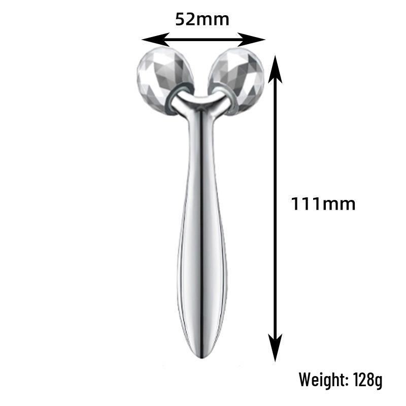 3D Roller Facial Massager: Dual-Head Metal Beauty Bar, Zinc Alloy, for Lifting and Firming Bare Machine (X0118)
3D Roller Facial Massager: Dual-Head Metal Beauty Bar, Zinc Alloy, for Lifting and Firming Bare Machine (X0118)