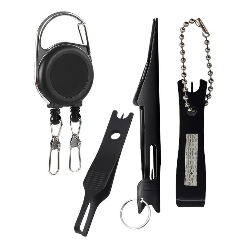Line Cutter Nipper Hook Eye Cleaner with Tweezers Knots Tyer & Carabiner Clippers Tool Retractor Fishing Tool Equipment
Line Cutter Nipper Hook Eye Cleaner with Tweezers Knots Tyer & Carabiner Clippers Tool Retractor Fishing Tool Equipment