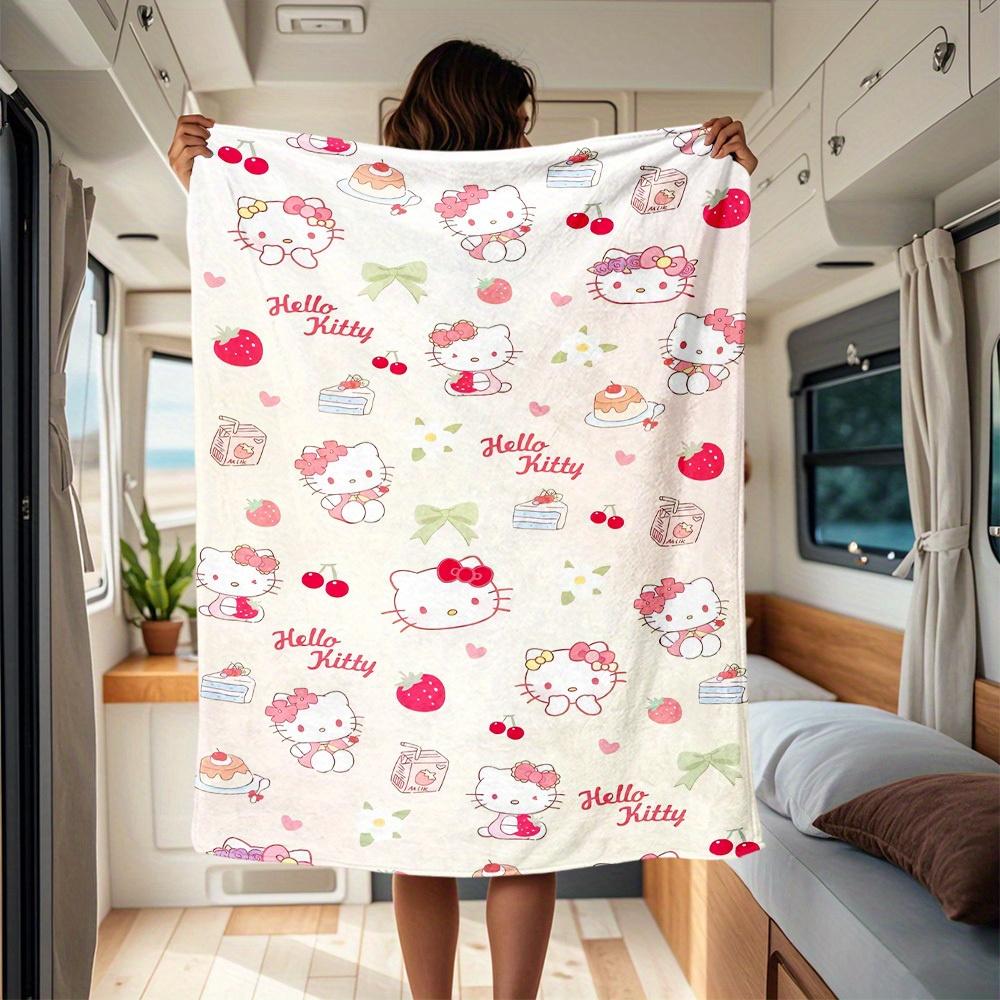 1pc Hello, Kitty, Strawberry RV Blanket, Digital Printed Flannel Blanket, Multi-Purpose Four Seasons Hypoallergenic Quilt for Sofa, Bed, Off 130x150cm
1pc Hello, Kitty, Strawberry RV Blanket, Digital Printed Flannel Blanket, Multi-Purpose Four Seasons Hypoallergenic Quilt for Sofa, Bed, Off 130x150cm