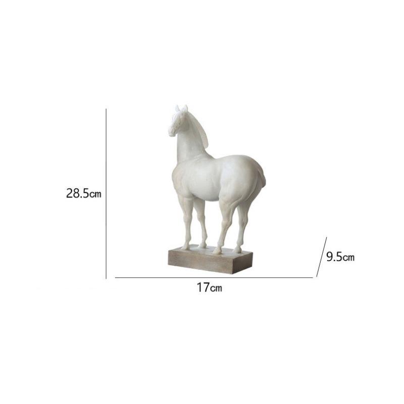 Resin Vintage White Horse Sculpture Living Room TV Cabinet Desktop Ornament Luxury Creative Miniature Figurines Home Decor
Resin Vintage White Horse Sculpture Living Room TV Cabinet Desktop Ornament Luxury Creative Miniature Figurines Home Decor