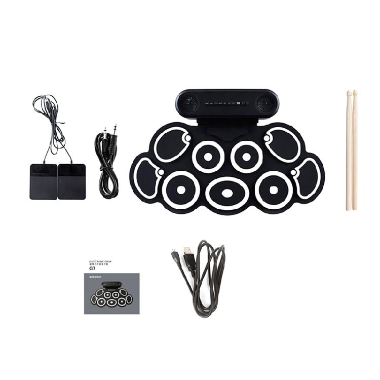 Innovative Foldable Electronic Drum Set Silicone Drum Pad for Kids with Rechargeable Battery and Double Foot Pedals 1
Innovative Foldable Electronic Drum Set Silicone Drum Pad for Kids with Rechargeable Battery and Double Foot Pedals 1