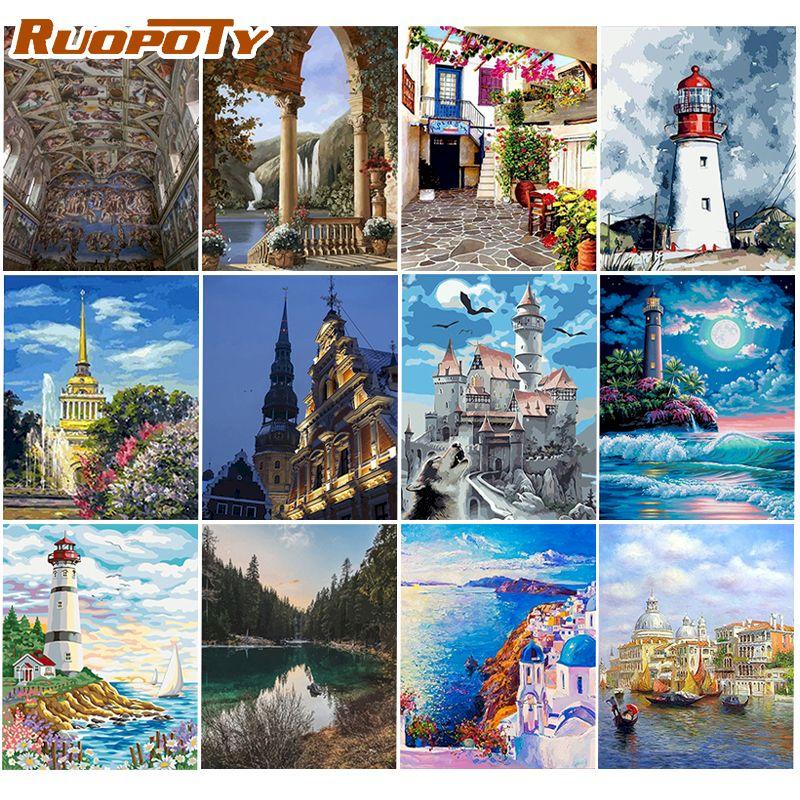 Ruopoty Tower Landsacpe Diy Наборы для рисования по номерам, ручная роспись маслом, настенная художественная картина, акриловая краска на холсте для декора гостиной, безрамное
Ruopoty Tower Landsacpe Diy Наборы для рисования по номерам, ручная роспись маслом, настенная художественная картина, акриловая краска на холсте для декора гостиной, безрамное