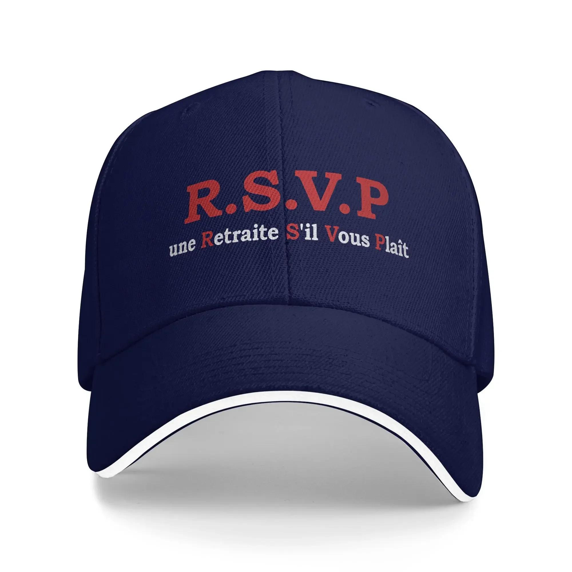 French RSVP RetireUnisext or Birthday Gift Ideas Baseball Cap Classic Trucker Hat Summer Unisex Adult Outdoor Sports Baseball Caps One Size
French RSVP RetireUnisext or Birthday Gift Ideas Baseball Cap Classic Trucker Hat Summer Unisex Adult Outdoor Sports Baseball Caps One Size