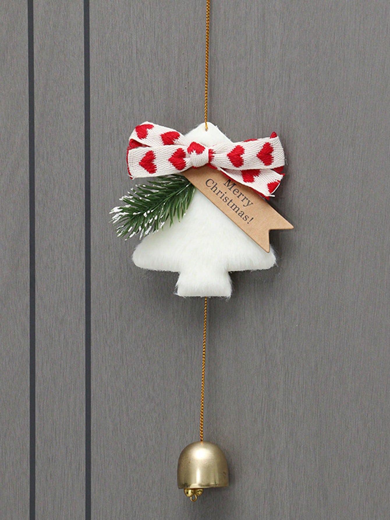 1PC Christmas Car Ornament, Plush Tree w/Gold Bell & Bow, Holiday Hanging Decor for Car Rearview/Home/Door/Party, Perfect Xmas G білий
1PC Christmas Car Ornament, Plush Tree w/Gold Bell & Bow, Holiday Hanging Decor for Car Rearview/Home/Door/Party, Perfect Xmas G білий