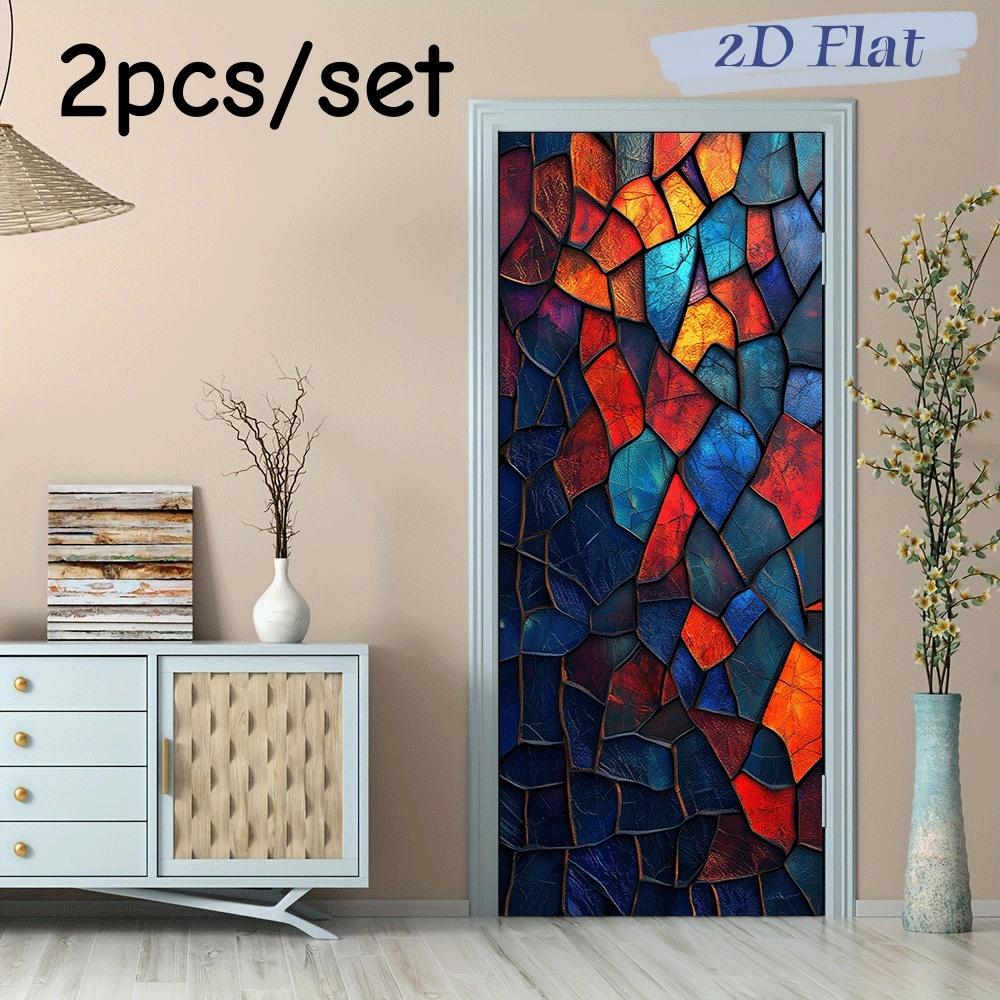 2pcs colored glass crack effect wall sticker, with waterproof self-adhesive and easy installation characteristics, suitable for (as the picture,38.5x200cmx2)
2pcs colored glass crack effect wall sticker, with waterproof self-adhesive and easy installation characteristics, suitable for (as the picture,38.5x200cmx2)