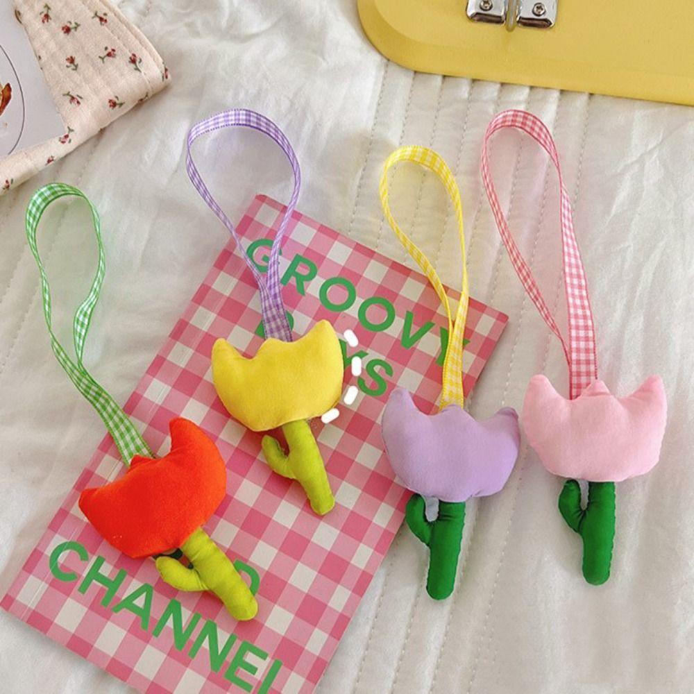 Cute Flower Keychain Plush Stuffed Tartan Tulip Pendant Funny Tulip Plush Keyring Bag Hanging розовый
Cute Flower Keychain Plush Stuffed Tartan Tulip Pendant Funny Tulip Plush Keyring Bag Hanging розовый