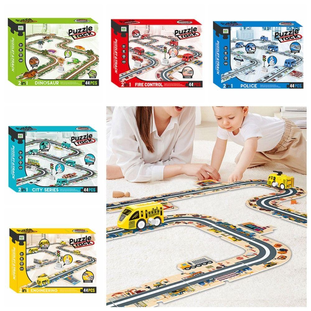 Dinosaur Puzzles Track Car Set Fire Protection Children s Vehicles Toy Birthday Gifts 
Dinosaur Puzzles Track Car Set Fire Protection Children s Vehicles Toy Birthday Gifts