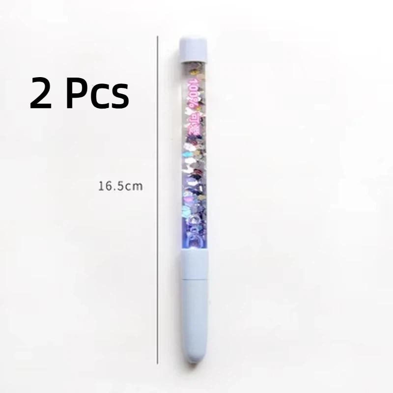 2 Pcs Cute 0.5mm Ballpoint Pen Luxury Drift Sand Glitter Crystal Multi Color Creative Kids Gift School Office Supplies Tool
2 Pcs Cute 0.5mm Ballpoint Pen Luxury Drift Sand Glitter Crystal Multi Color Creative Kids Gift School Office Supplies Tool