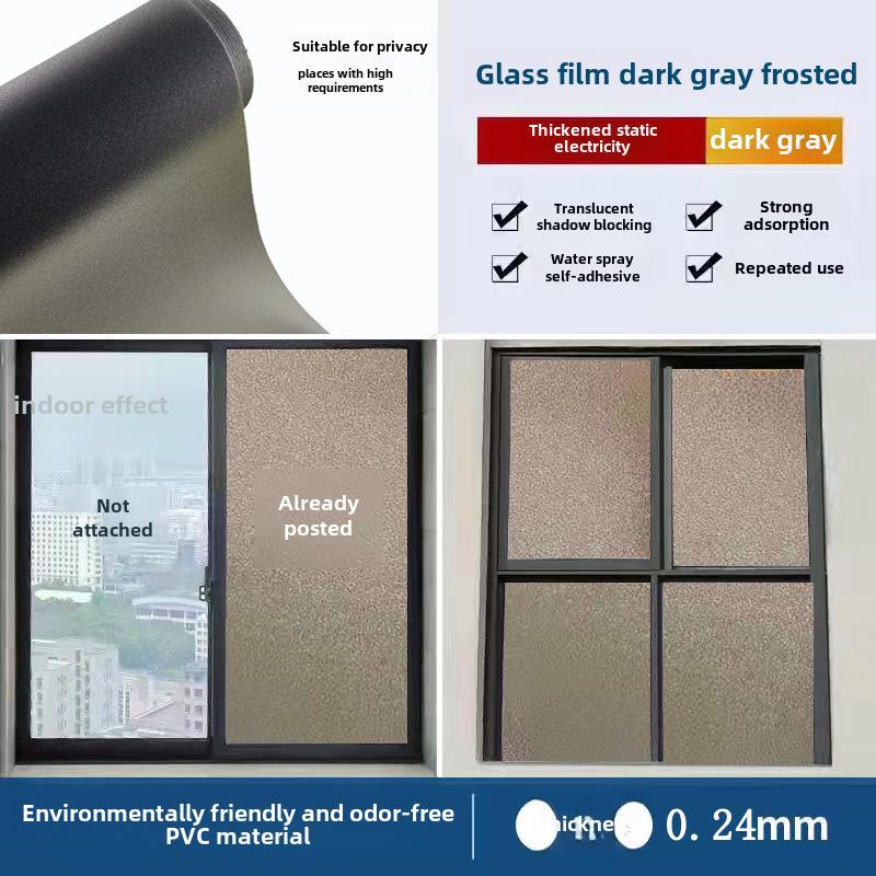 Серая матовая пленка для стекла - полупрозрачная, непрозрачная, светонепроницаемая, антиподглядывающая для дверей ванной комнаты 20cm x 1m
Серая матовая пленка для стекла - полупрозрачная, непрозрачная, светонепроницаемая, антиподглядывающая для дверей ванной комнаты 20cm x 1m
