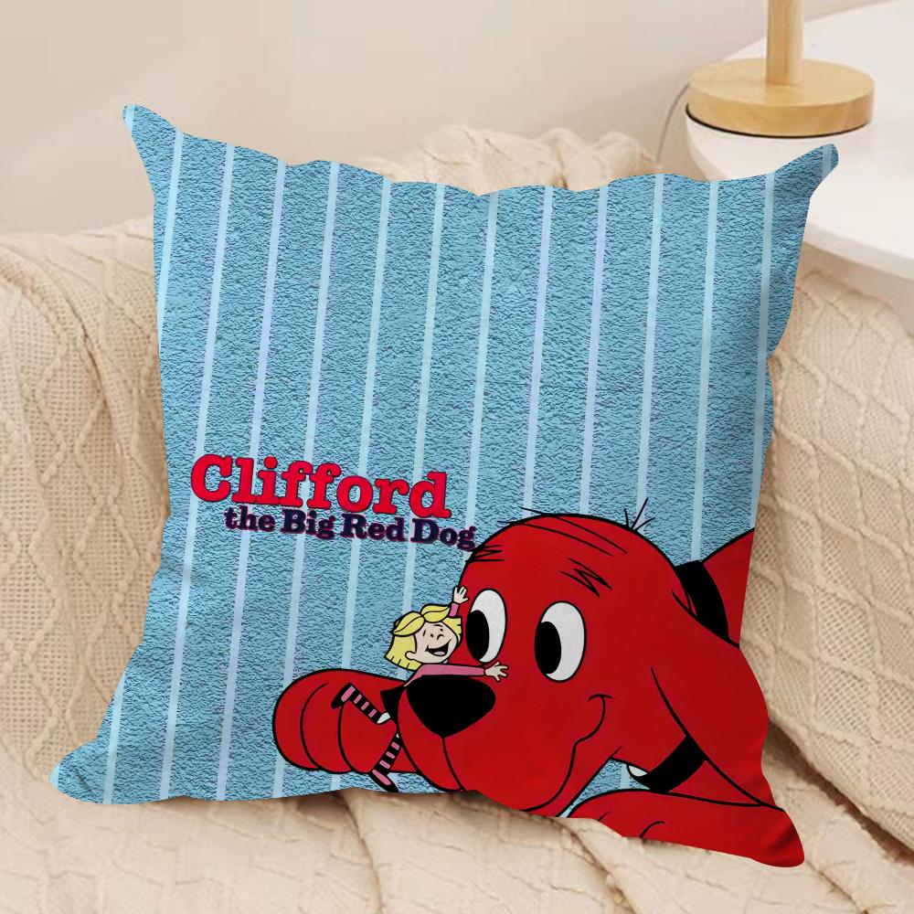 Clifford the Big Red Dog Cushion Cover Silky Short Plush DoubleSided Printed Pillow Case for Sofa All Seasons Home Decor Gift 40x40cm16x16in
Clifford the Big Red Dog Cushion Cover Silky Short Plush DoubleSided Printed Pillow Case for Sofa All Seasons Home Decor Gift 40x40cm16x16in