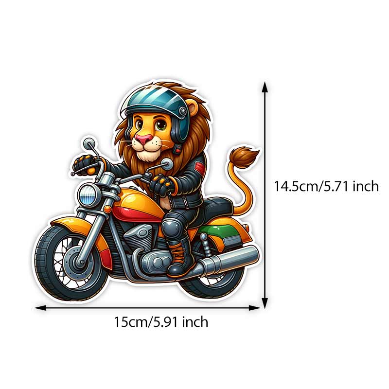 Car Sticker Animals Driving Motorcycle Sticker Waterproof Vinyl Decal on Bumper Rear Window Laptop Self-adhesive Decal For Car Accessories TM2211 A-15cm Longest Side
Car Sticker Animals Driving Motorcycle Sticker Waterproof Vinyl Decal on Bumper Rear Window Laptop Self-adhesive Decal For Car Accessories TM2211 A-15cm Longest Side