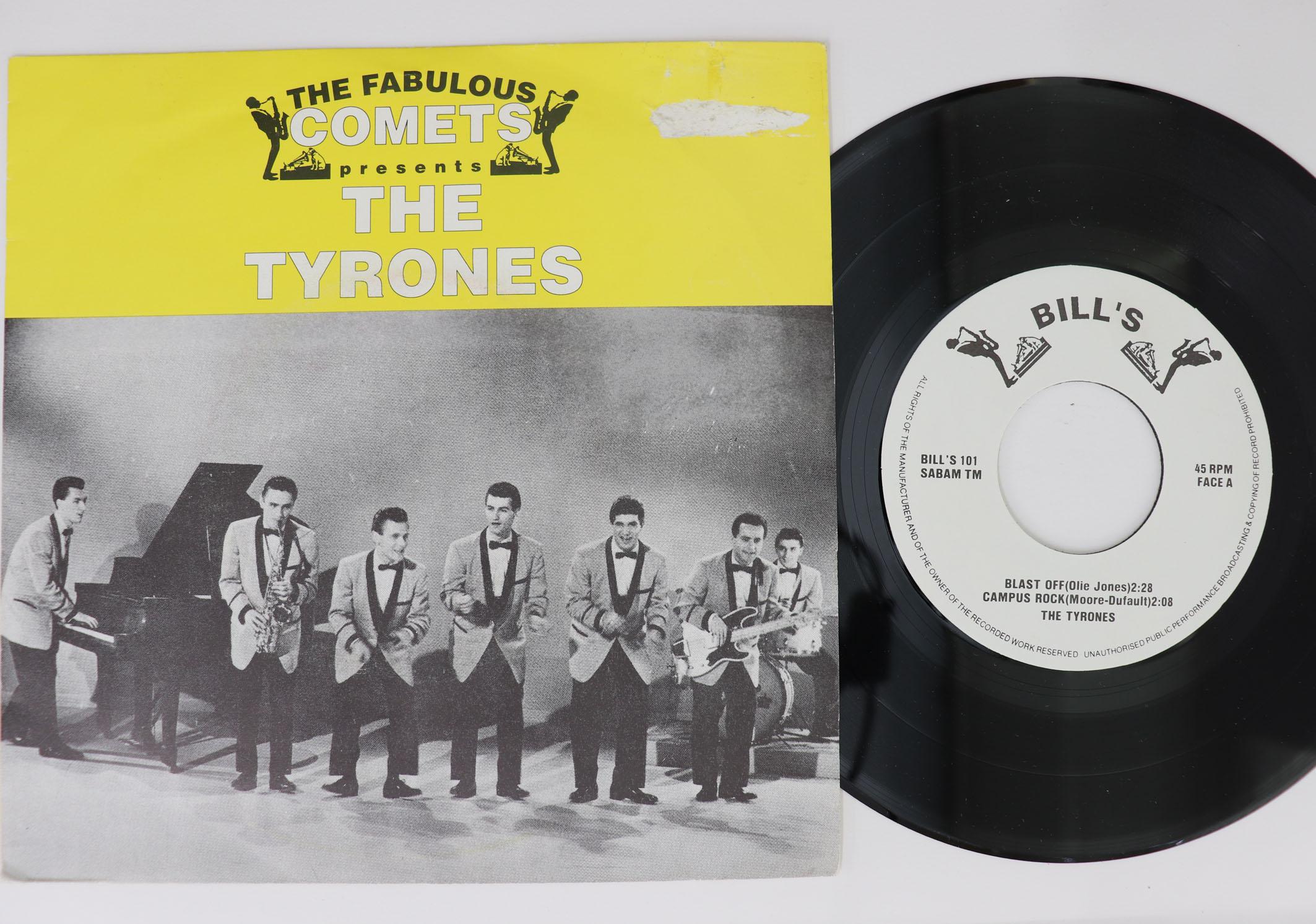 7inch Record TYRONES Fabulous Comets Presents The Tyrone BILLS101 BILLS Belgium Rock Used
7inch Record TYRONES Fabulous Comets Presents The Tyrone BILLS101 BILLS Belgium Rock Used