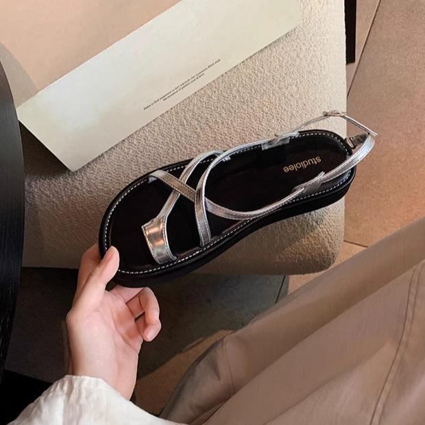 Grape mother of the same style, versatile cross-buckle set, toe soft sole, niche Roman style vacation platform sandals women s leather 40
Grape mother of the same style, versatile cross-buckle set, toe soft sole, niche Roman style vacation platform sandals women s leather 40