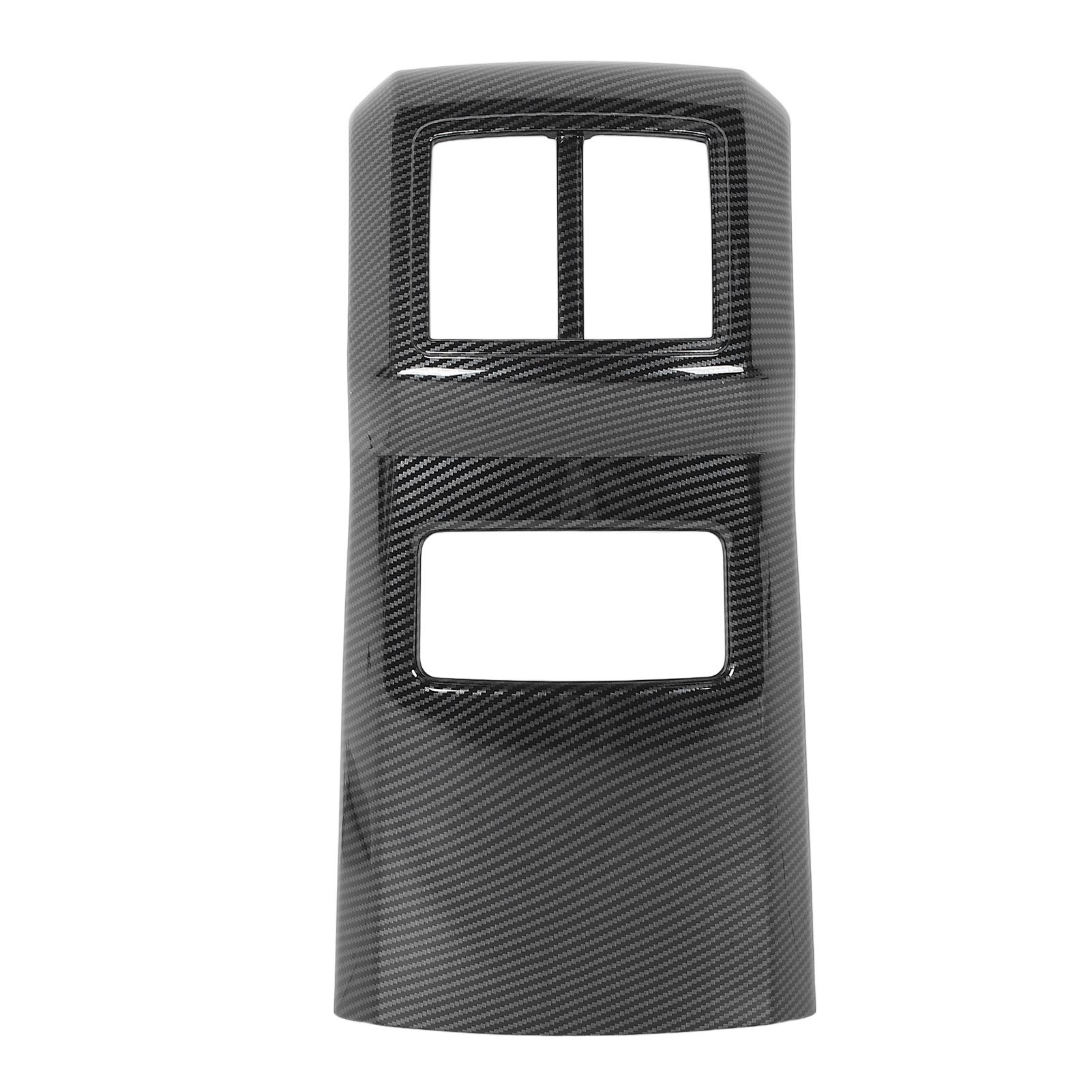 Rear Air Outlet Vent Trim Cover Carbon Fiber Style Protective Stylish Look Rear AC Vent Panel Trim 
Rear Air Outlet Vent Trim Cover Carbon Fiber Style Protective Stylish Look Rear AC Vent Panel Trim
