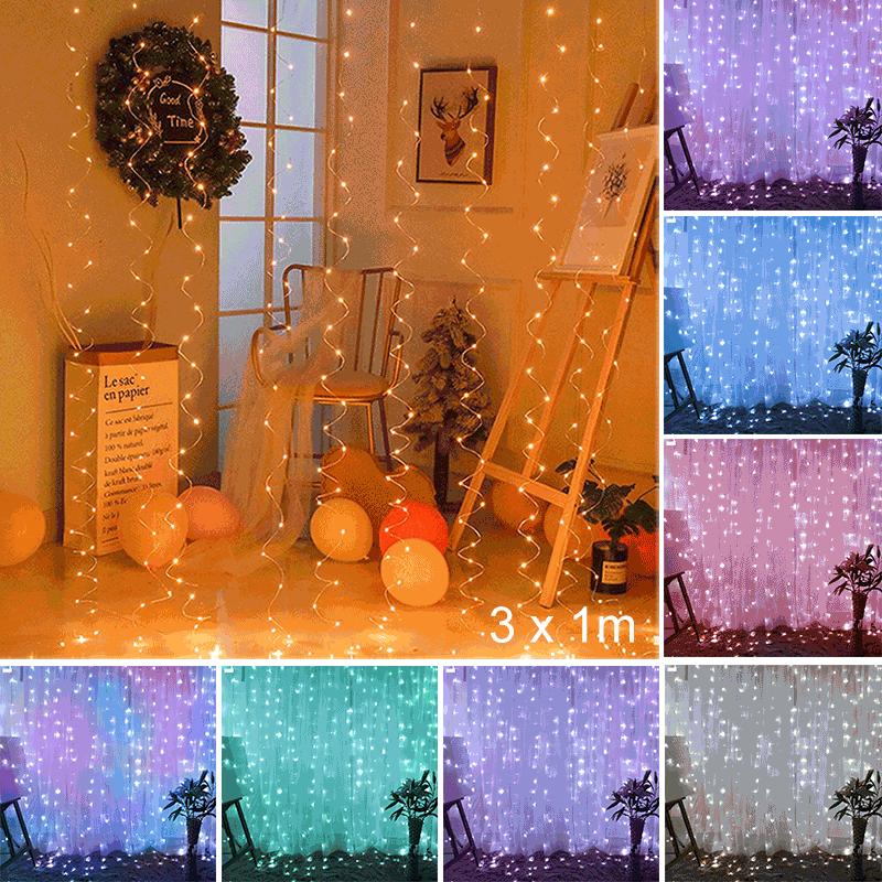 Sagit Curtain, Lights, Creative, Party, Wedding, Curtain, Lights, USB, String, Light, With, Remote, Control
Sagit Curtain, Lights, Creative, Party, Wedding, Curtain, Lights, USB, String, Light, With, Remote, Control