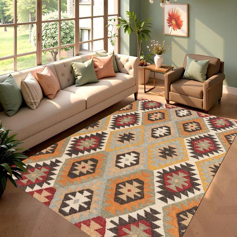 Bohemian Tribal Geometric Diamond Multicolor Non-slip Durable Washable Area Rug for Living Room Bedroom Home Decoration 40x60cm
Bohemian Tribal Geometric Diamond Multicolor Non-slip Durable Washable Area Rug for Living Room Bedroom Home Decoration 40x60cm