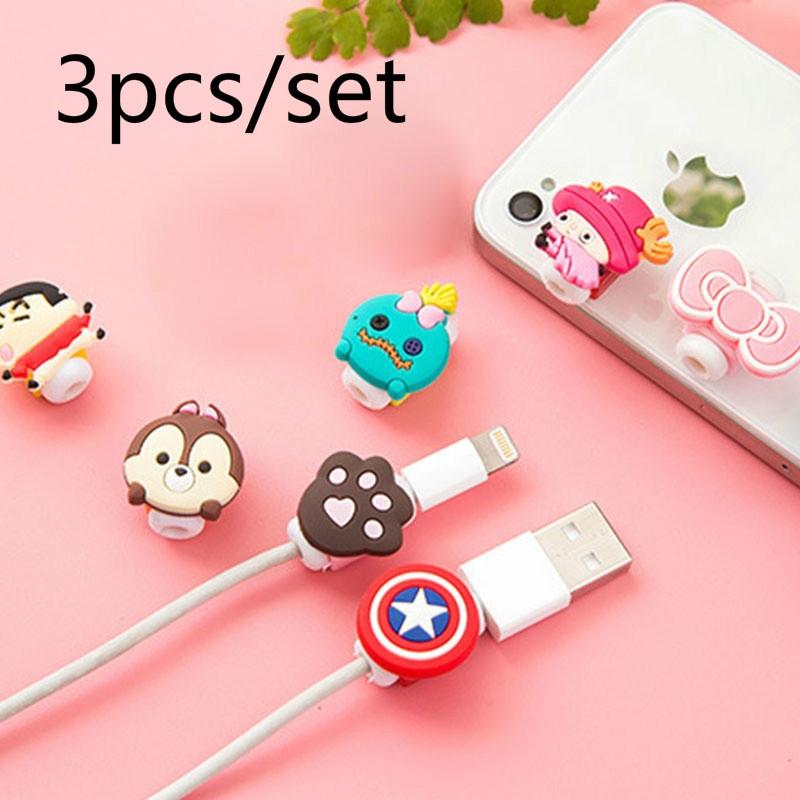 3 шт., мультяшный USB-кабель, защита для наушников, защита линии для наушников, линия зарядки мобильного телефона, данные C
3 шт., мультяшный USB-кабель, защита для наушников, защита линии для наушников, линия зарядки мобильного телефона, данные C