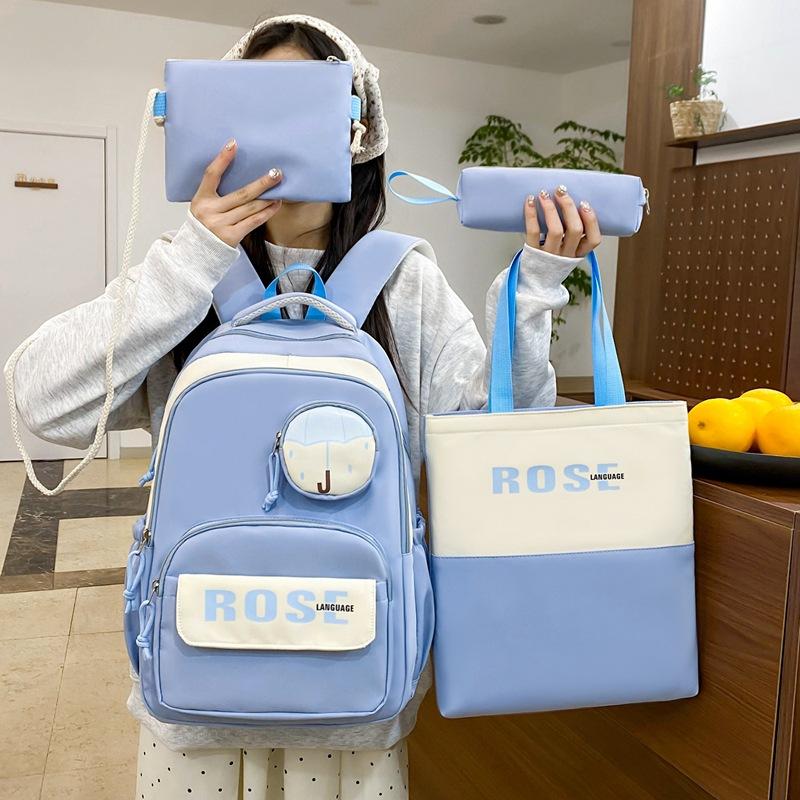 New Schoolbag for Female Junior High School Students Ins Campus Cute Backpack Daily Versatile Large Capacity Leisure Travel Backpack
New Schoolbag for Female Junior High School Students Ins Campus Cute Backpack Daily Versatile Large Capacity Leisure Travel Backpack