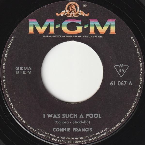 7-дюймовая пластинка CONNIE FRANCIS I Was Such A Fool 61067 MGM Records 1962 Германия Поп Б/у
7-дюймовая пластинка CONNIE FRANCIS I Was Such A Fool 61067 MGM Records 1962 Германия Поп Б/у