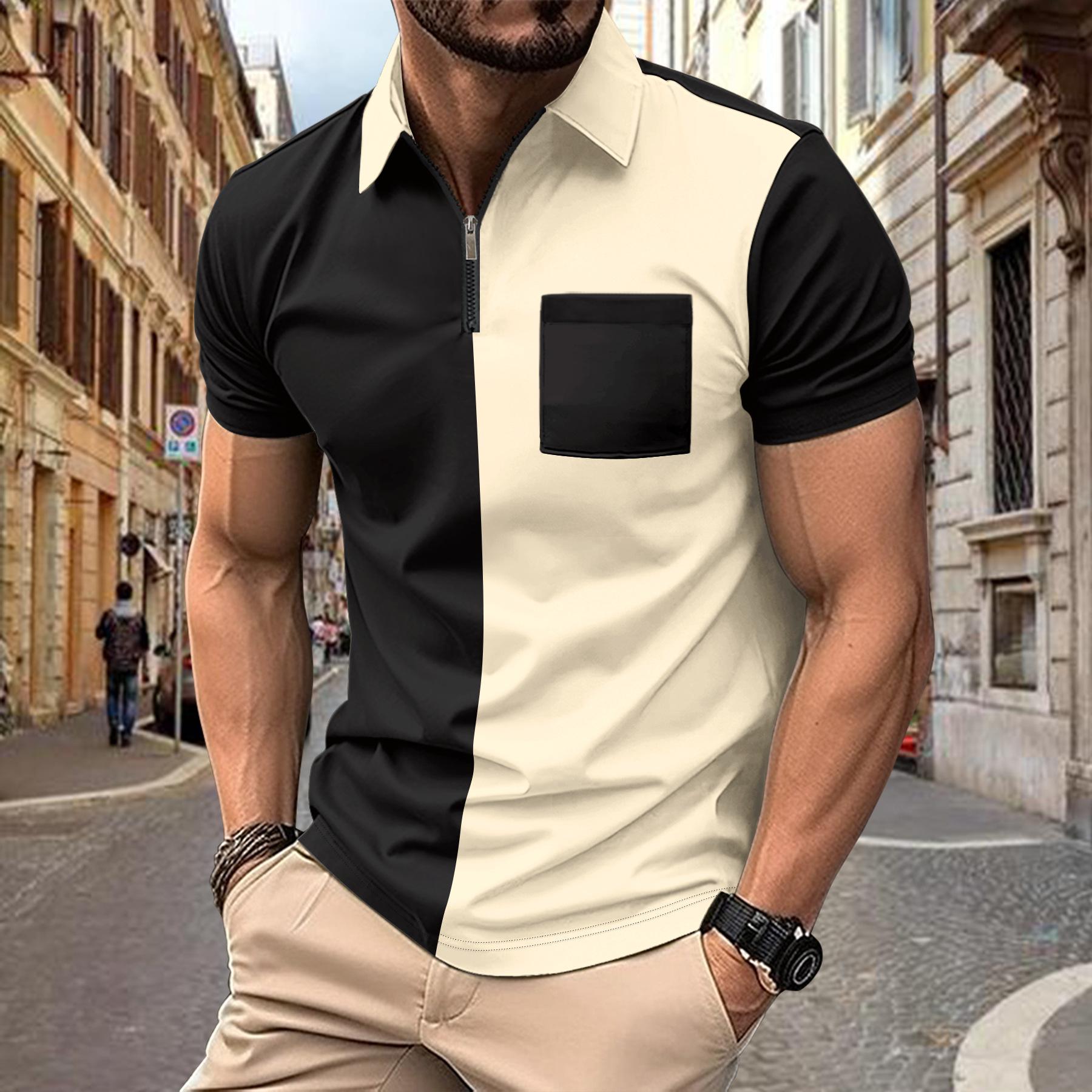 New Men s Short-sleeved T-shirt Fashion Tops Casual Polo Shirt Small Twill This Cloth Splicing Lapel Buttons Men s Polo Shirt S абрикосовый
New Men s Short-sleeved T-shirt Fashion Tops Casual Polo Shirt Small Twill This Cloth Splicing Lapel Buttons Men s Polo Shirt S абрикосовый