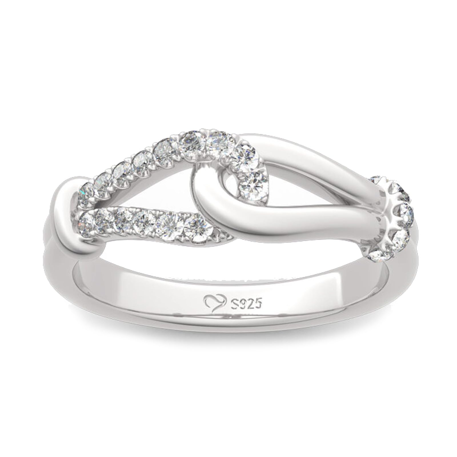 Jeulia Ribbon Ring Eternal Ring Infinite Love 925 Silver Material Anniversary Present Cute Women s срібний
Jeulia Ribbon Ring Eternal Ring Infinite Love 925 Silver Material Anniversary Present Cute Women s срібний