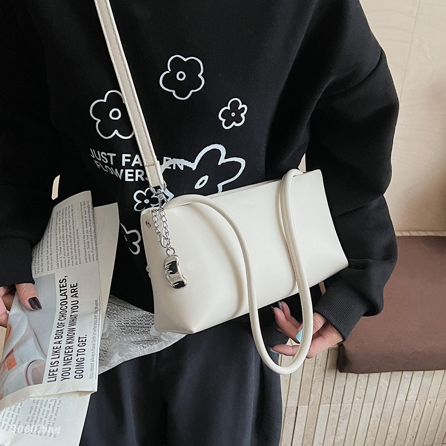 Red Bridal One Shoulder Underarm Bag Texture PU Versatile Crossbody Bags Spring Summer New Style Simple Handbag with Pendant (20cm<Max Length<30cm) бежевый
Red Bridal One Shoulder Underarm Bag Texture PU Versatile Crossbody Bags Spring Summer New Style Simple Handbag with Pendant (20cm<Max Length<30cm) бежевый